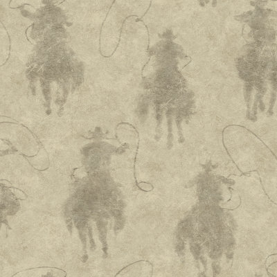 Papier peint adhésif jaune Yellowstone Stockman
