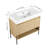 Bathroom Vanity Combo W/Single Resin Sink-876978605