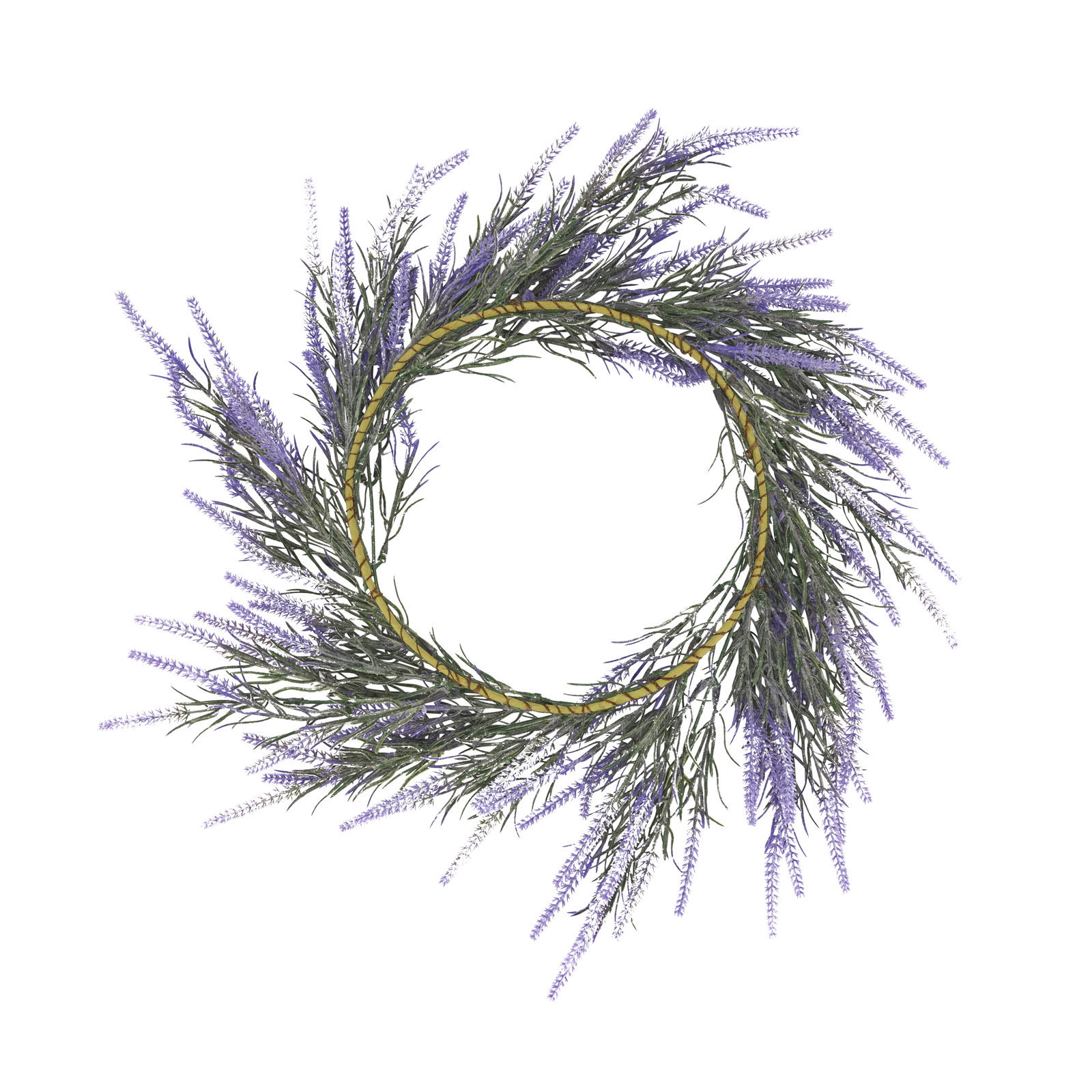 Lavender Wreath Floral Accent (Set of 4)