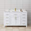 Meuble-lavabo simple autoportant 54 po avec plateau en marbre Beckett-52605377-61131909-52605376