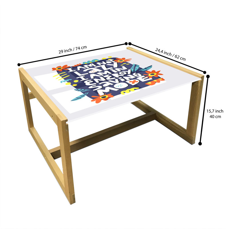 Jaimey Sled Coffee Table, 62cm H x 74cm W x 40cm D