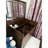 Stylish Walnut Makeup Vanity With Internal Storage Compartments And Cushioned Stool Modern Dressing Table Elegant Mirror Features-254258488