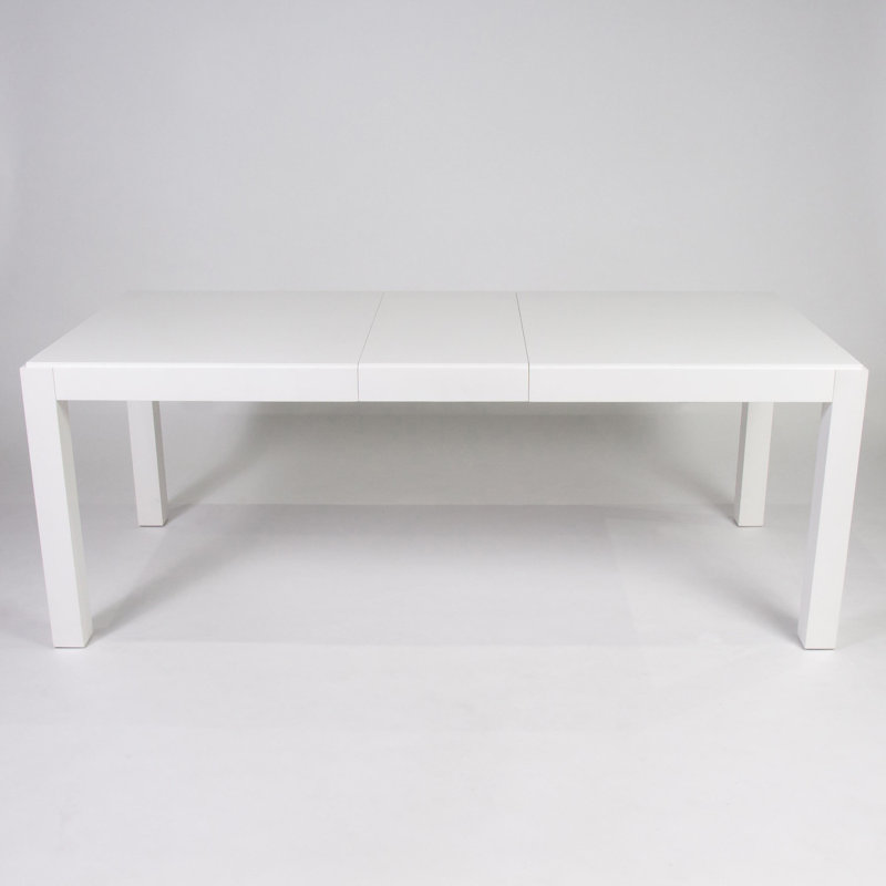 Aayushi Rectangular 200 Cm L x 90 Cm W Dining Table, White, H75 x L240 x W90cm