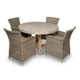 Bridge 47" Round 4 Seat Dining Set