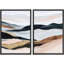 «Serene Mountain Landscape», 2 pièces sur toile-99016463-99016462