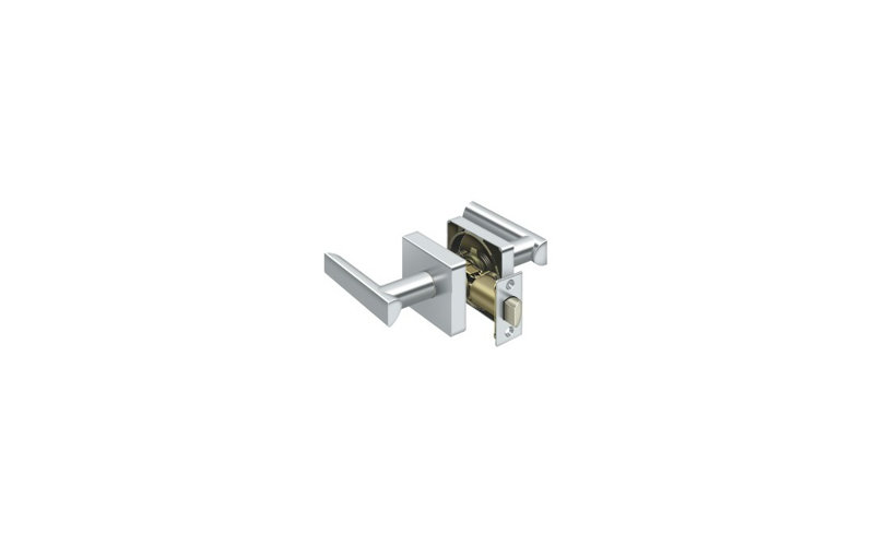 Deltana ZLLS3U26 Livingston Lever Passage, Universal Handing in Polished Chrome