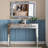 Mirrored Vanity Table Diamond Inlay 2-Drawer