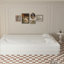 Canapé-lit moderne avec 2 coussins et canapé-lit en tissu-390290633