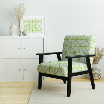 Fauteuil d'appoint rembourré Mid-Century