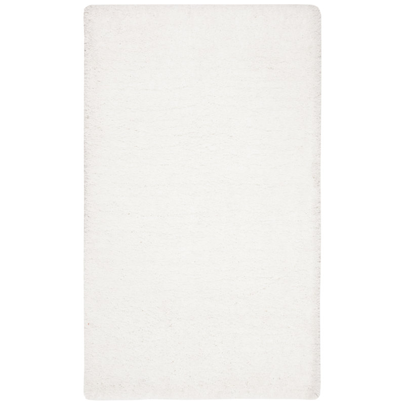 Antanė Handmade Tufted Gray Area Rug, Rectangle 4' x 6'
