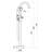 Loeb Double Handle Floor Mounted Tub Filler with Handshower-716709242