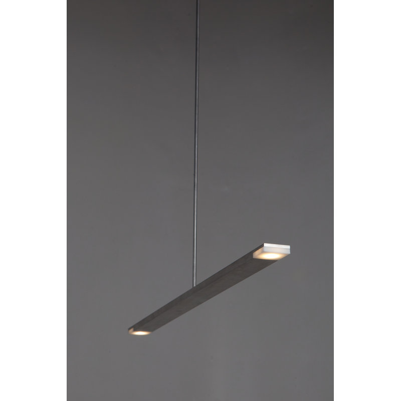 Virga 1 - Light LED Pendant, Brushed Aluminum, 2700K