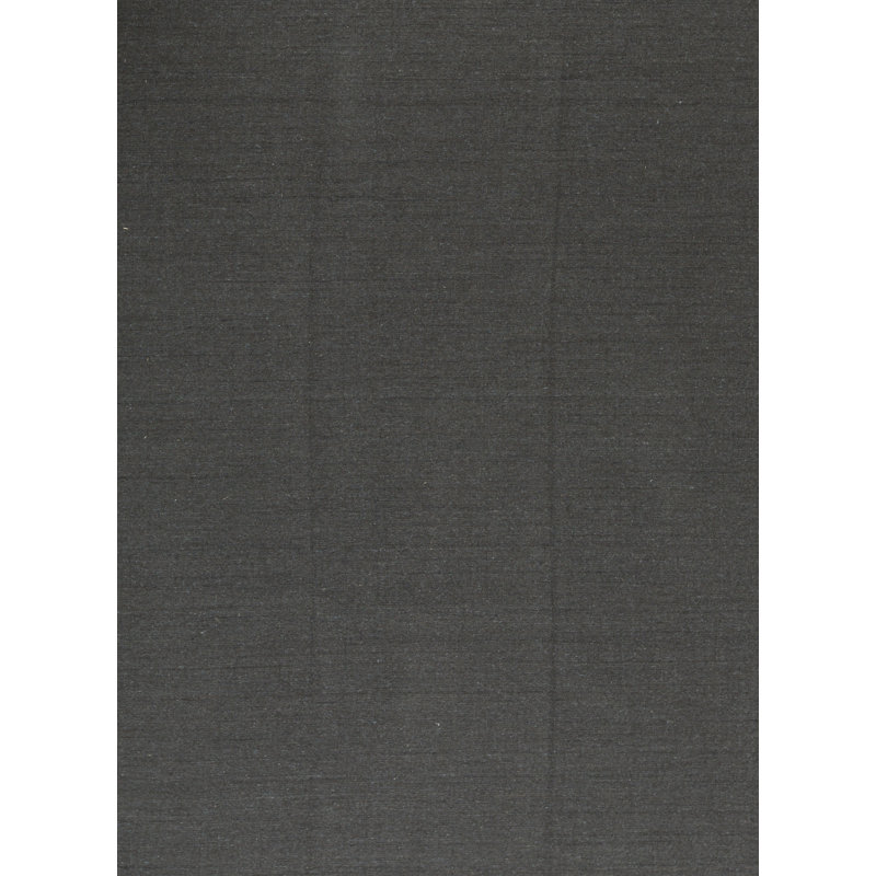 Tapis noir de haute qualité noué à la main