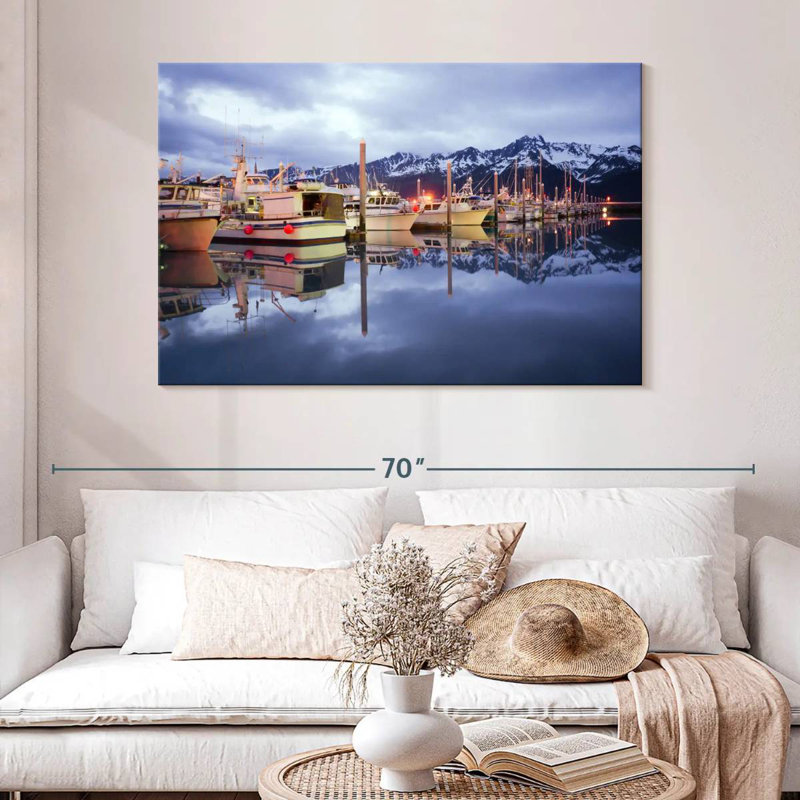 Mehar Alaskan Harbor Boat Dock, 32" H x 48" W