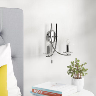 Pamelia Mild Steel Candle Wall Light