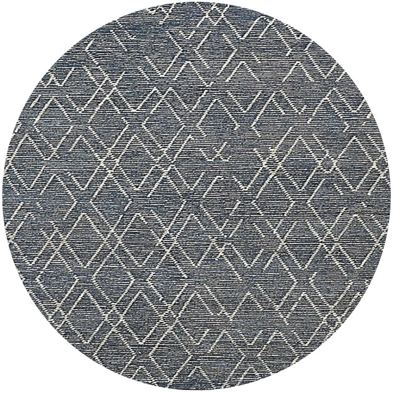 Alyssah Geometric Indoor Rug, Round 7'