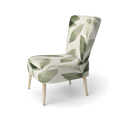 Chaise d'appoint Leaves - Chaise d'appoint douce sauge Leaves II