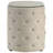 Ivory 2-drawer Upholstered Nightstand Bedside Table