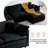 Chenille Cloud Sofa ，4-seat Sofa Couch with Ottoman for Living Room -41756444-41756440
