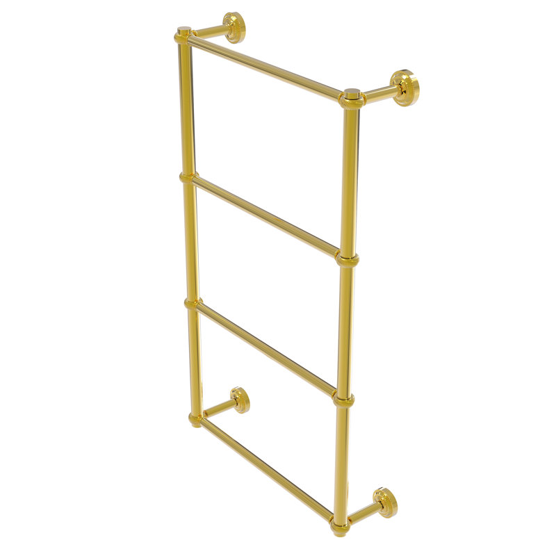 Porte-serviettes mural Leamore, Laiton poli, H 36 po x l 34 po x P 5,3 po