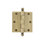 Nostalgic Warehouse 3.5" x 3.5" Ball Tip Residential Hinge with Square Corners