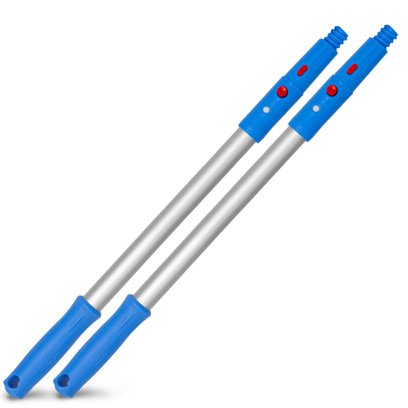 20" Aluminum Pole with Click / Lock Adapter Cone, 2 Pack