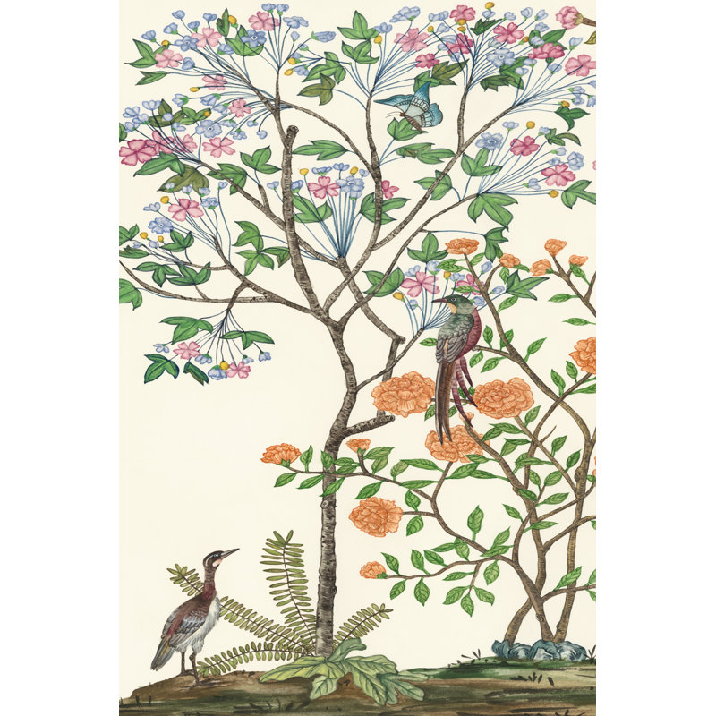 UA CH Traditional Chinoiserie I by Melissa Wang - Wrapped Canvas Print, 46cm H x 30cm W x 3.8cm D