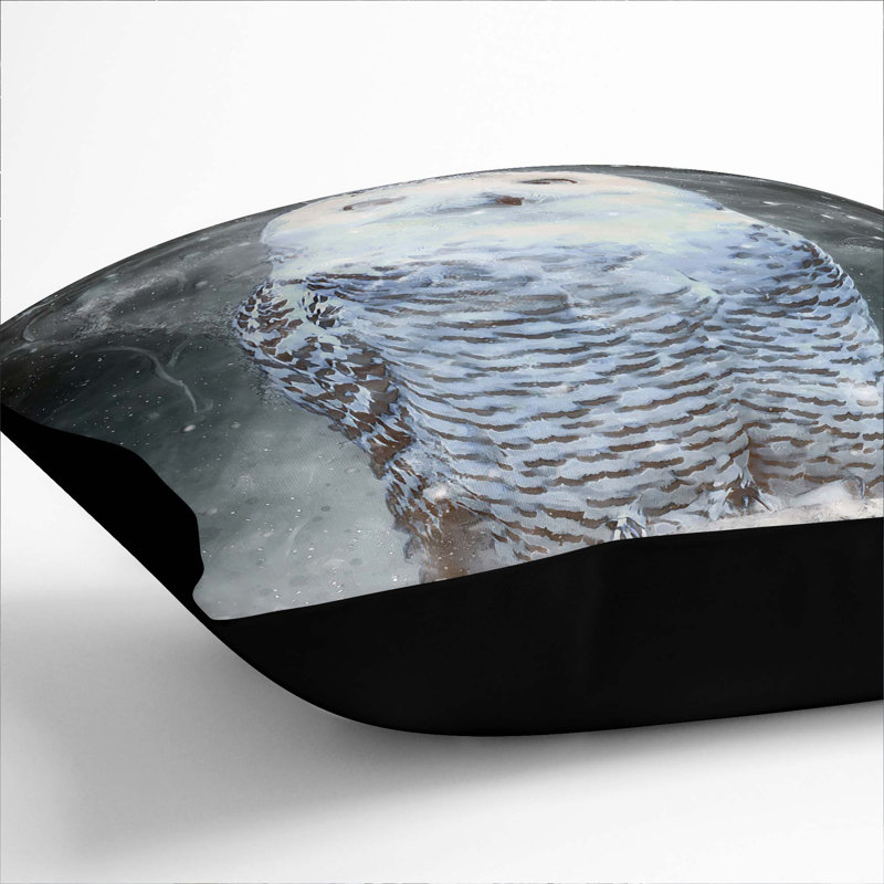 Square Cushion, 55cm H x 55cm W x 20cm D, Black