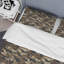Ensemble de housse de couette en microfibre brun / beige 3 pièces