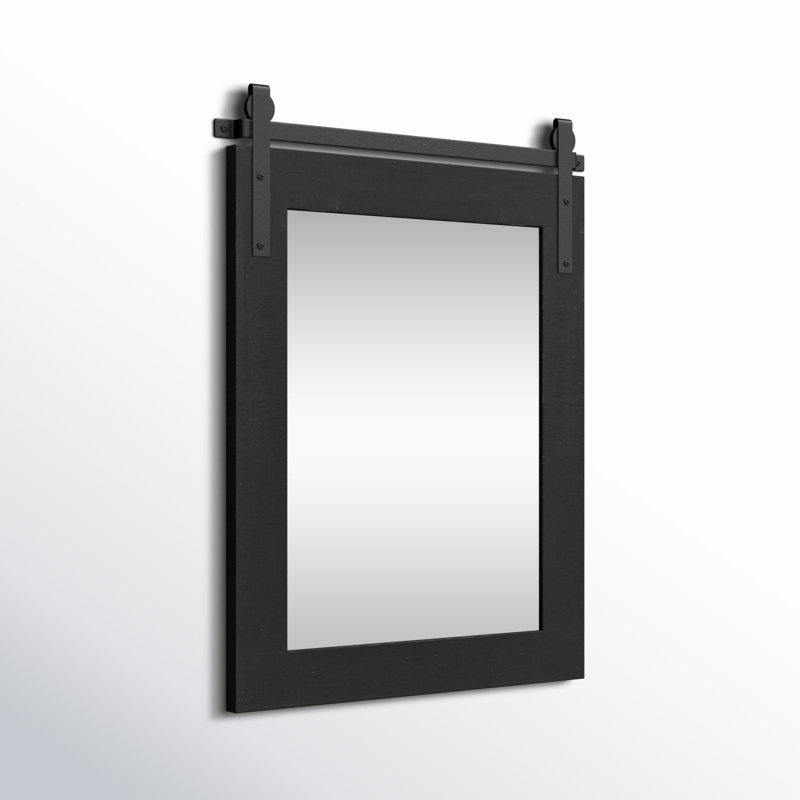 Miroir Dayanah, 26,75 po x 19,5 po, Noir