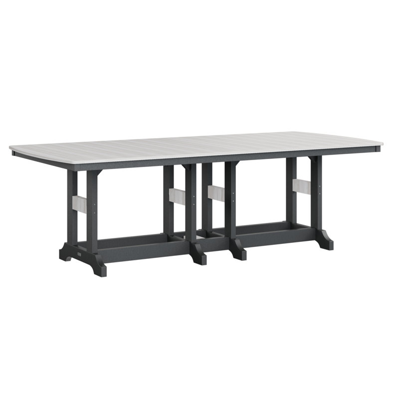 Garden Classic Outdoor Bar Table, Black, Seashell