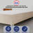 15" Premium Velvet Material Box Spring/Bed Frame With Headboard, Durable & Stylish Acrylic Legs-1247096210-1247096211