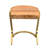 Delwood Solid Wood  C shape Top End Table