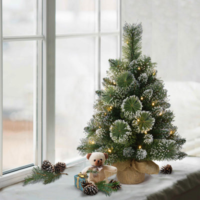24' Lighted Pine Christmas Tree