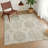 Machine Washable Indoor/Outdoor Chantille ACN2643 Damask Rug-543337446-543337444