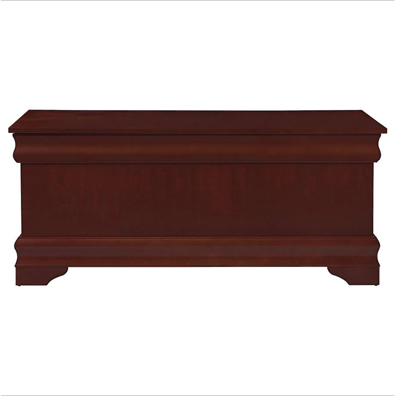 Coffre en cèdre - doublé en cèdre, coffre de rangement - traditionnel, pieds de support