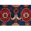 Rectangle 122 cm x 190 cm Geometric Wool Hand Woven Area Rug