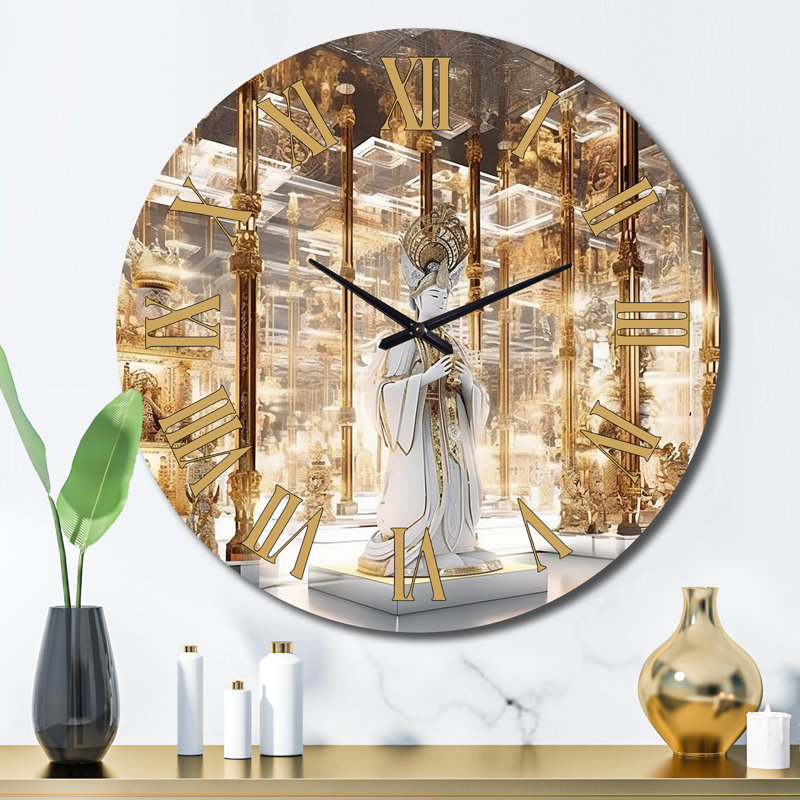 Horloge murale blanche, Grand