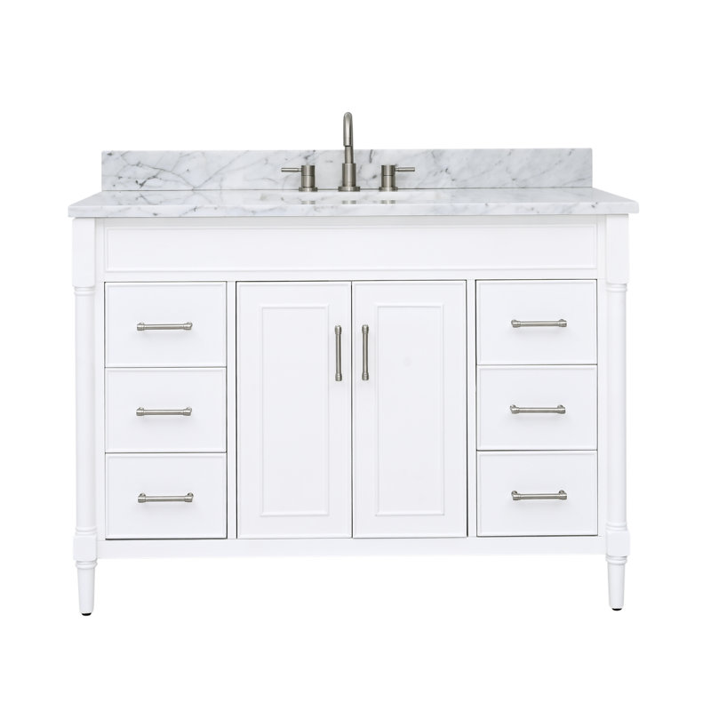 Bristol 49'' W Single Vanity, White