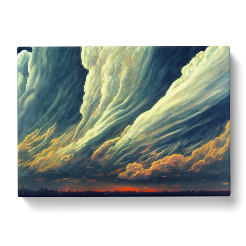 Stormy Cloud View Vol.3 - Wrapped Canvas, 40cm H x 60cm W x 3cm D