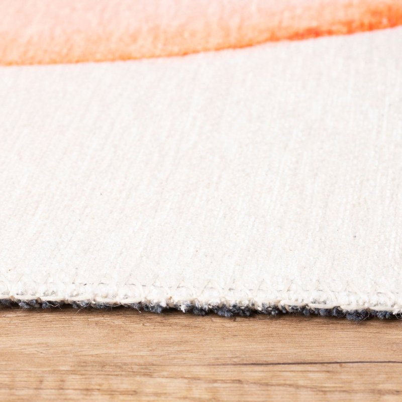 Tapis lavable en machine Premium, 4,6 x 6,2 pieds, 100% polyester, 1850 g / m² | Hauteur des poils: 0,2 po | Poly-coton écologique recyclé | Parfait pour le salon, la chambre à coucher et les endroits très passants