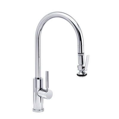 Modern Plp Pulldown Faucet - Lever Sprayer