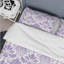 Lavande White Damask Bliss II - Ensemble de housse de couette transitionnel-109161020