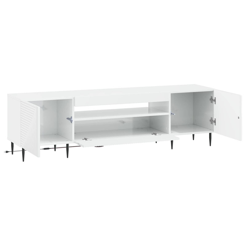 TV Stand for TVs up to 65", High Gloss White
