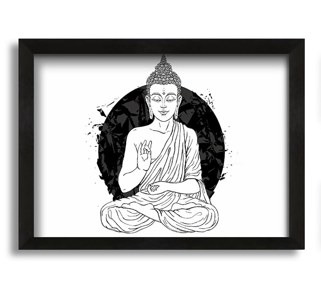 Gerahmtes Leinwandbild Buddha 13