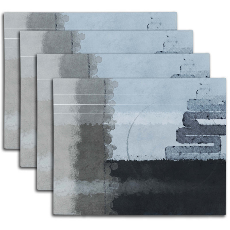 Polyester Abstract Rectangle Placemat