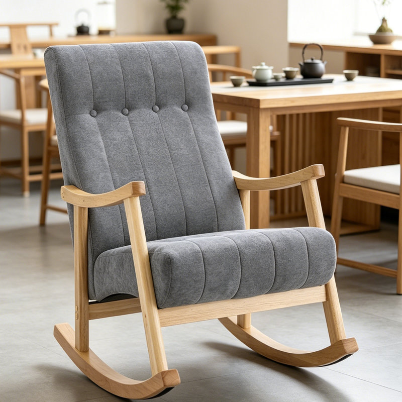 Rocking Chair, Grey