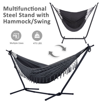 Volkrad 2 Person Classic Hammock with Stand