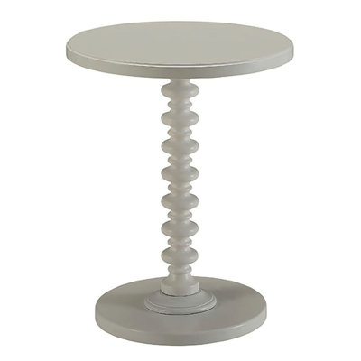 Table pour petits espaces en bois avec piédestal