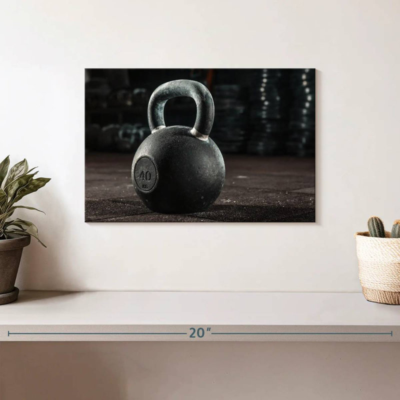 Sireci Heavy Gym Kettlebell, 24" H x 36" W